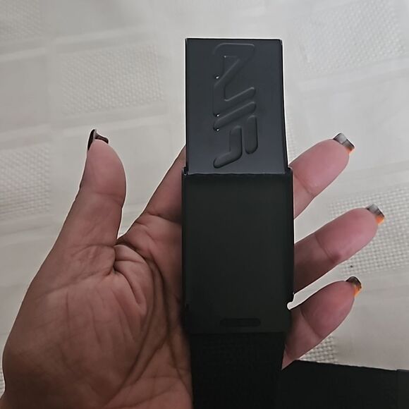 Fila Men's Fabric Buckle Belt One Size Black - Picture 15 of 16